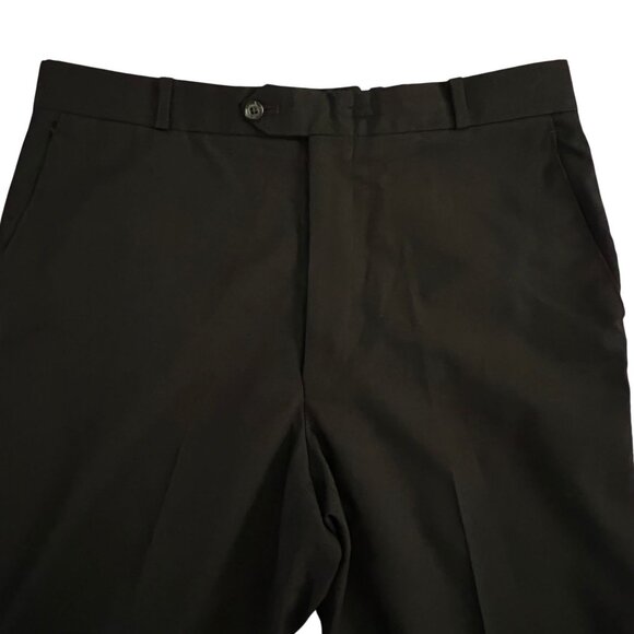 Vintage Cricketeer Virgin Wool Dress Pants Mens 34 Black Union Made - Picture 2 of 16